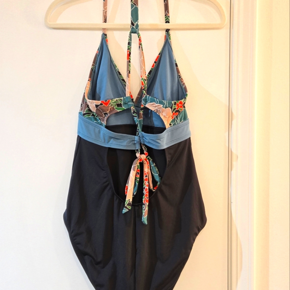 Carve Design "Dahlia": Jardin with Black One-Piece Swimsuit NWOT - Picture 6 of 11